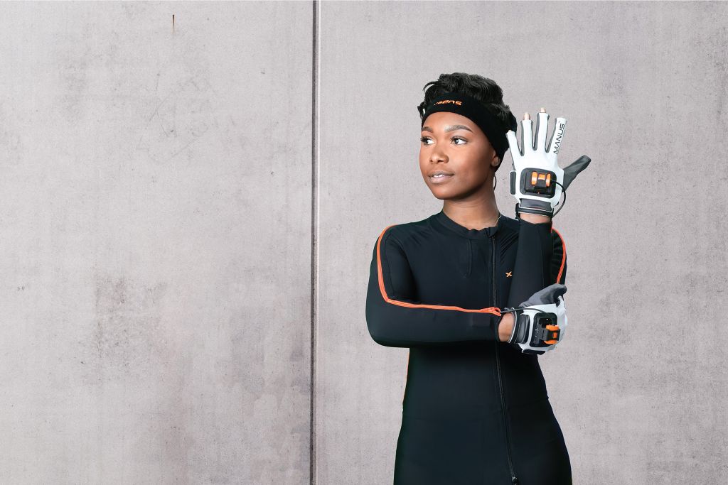 Manus hand tracking gloves voor virtual reality en XR