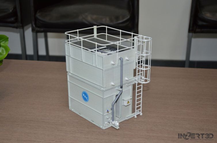 3D geprinte technische maquette voor BAC Baltimore